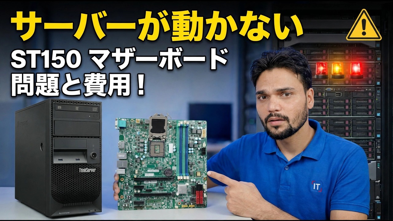 Lenovo ST150 マザーボードが死んだ? 😳 価格と修正ガイド!