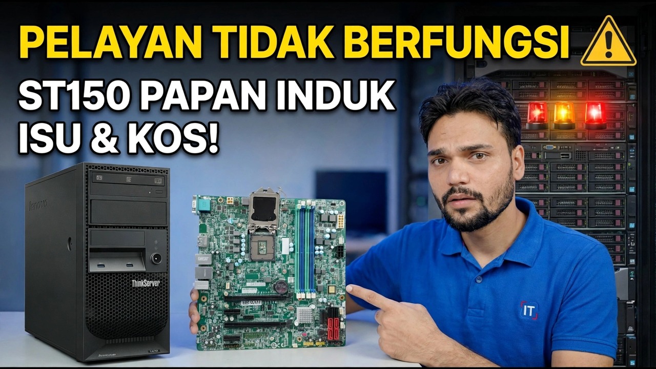 Papan Induk Lenovo ST150 Mati? 😳 Panduan Harga & Pembetulan!
