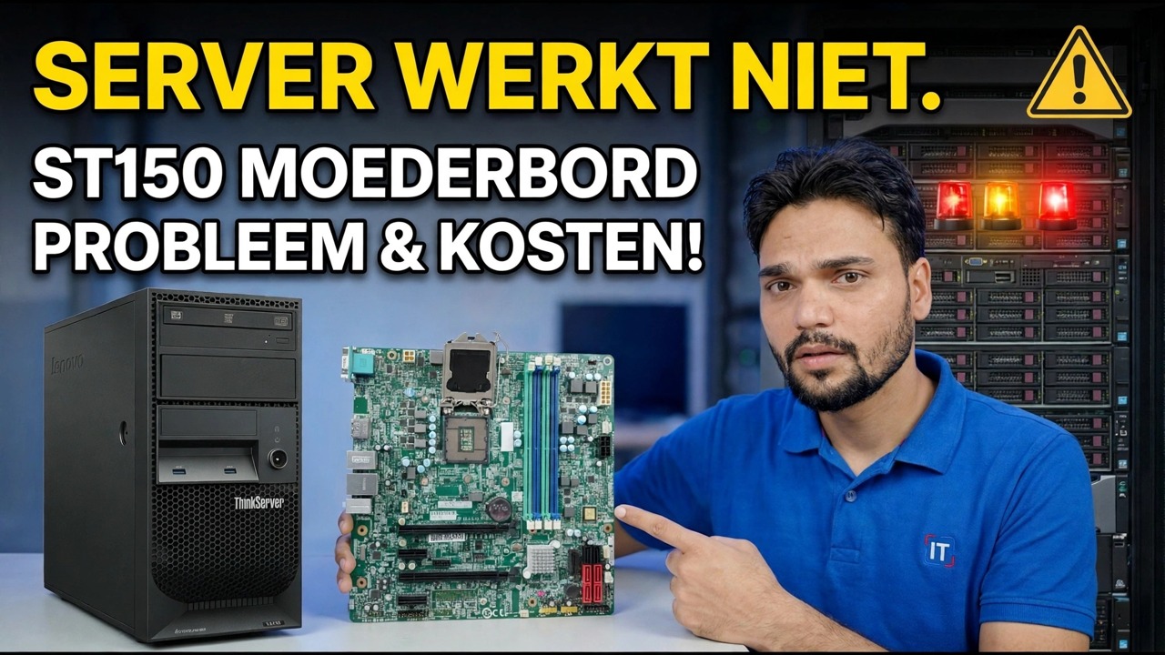 Lenovo ST150 moederbord dood? 😳 Prijs- en reparatiegids!