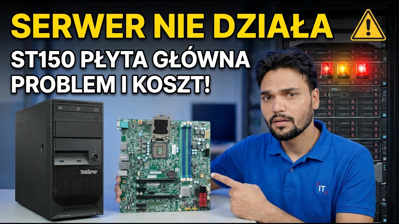Płyta główna Lenovo ST150 nie działa? 😳 Przewodnik po cenach i naprawach!