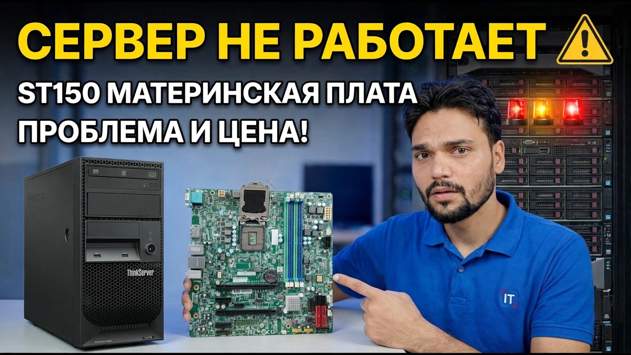 Материнская плата Lenovo ST150 мертва? 😳 Руководство по ценам и ремонту!
