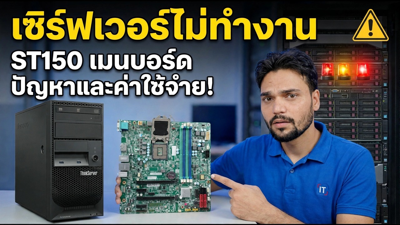 เมนบอร์ด Lenovo ST150 ตายแล้วเหรอ? 😉 คู่มือราคาและการแก้ไข!