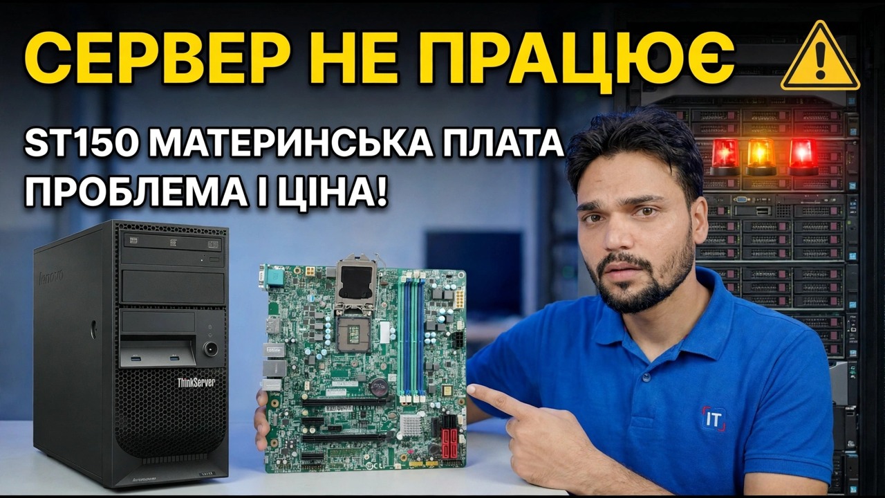 Материнська плата Lenovo ST150 не працює? 😳 Посібник із ціни та фіксації!