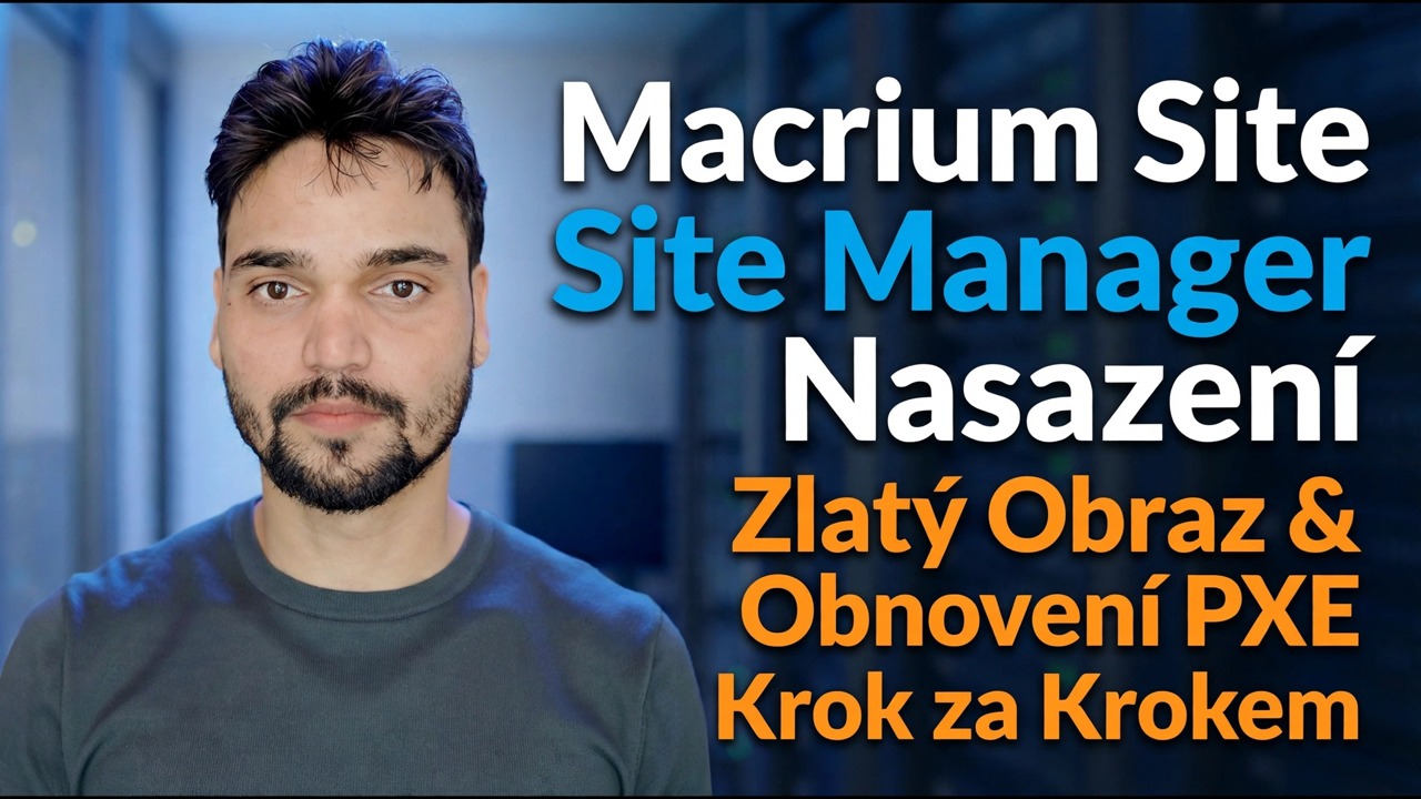 Nasazení správce webu Macrium