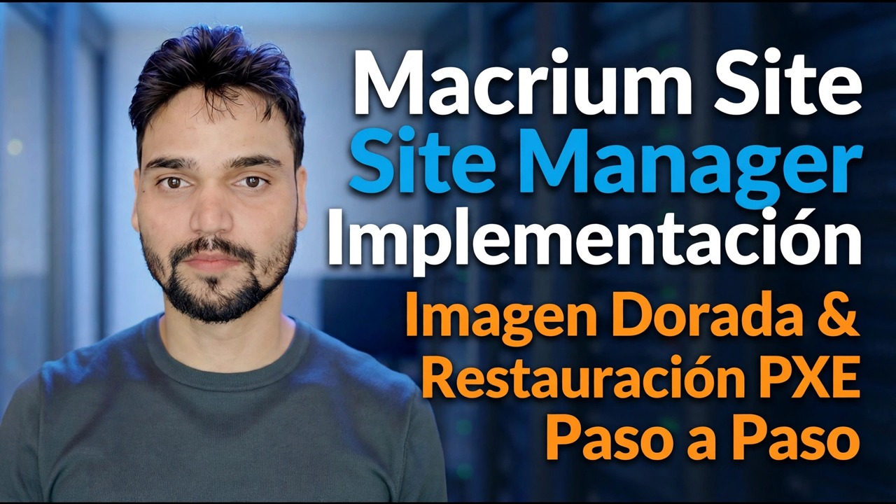 Implementación del administrador del sitio Macrium