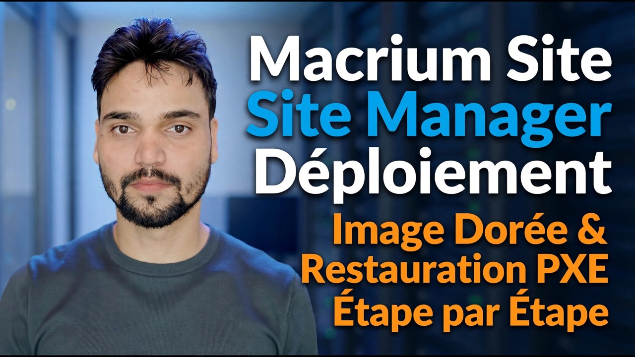 Déploiement du gestionnaire de site Macrium
