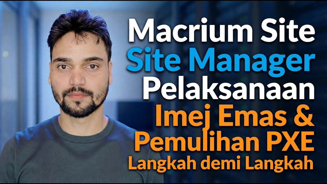 Penerapan Pengurus Tapak Macrium