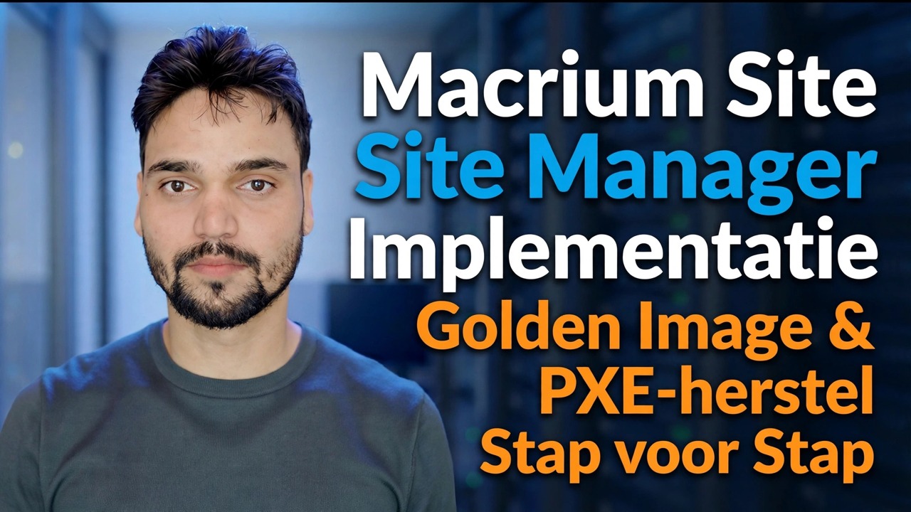 Implementatie van Macrium Site Manager