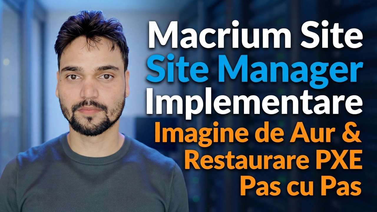 Implementarea Macrium Site Manager
