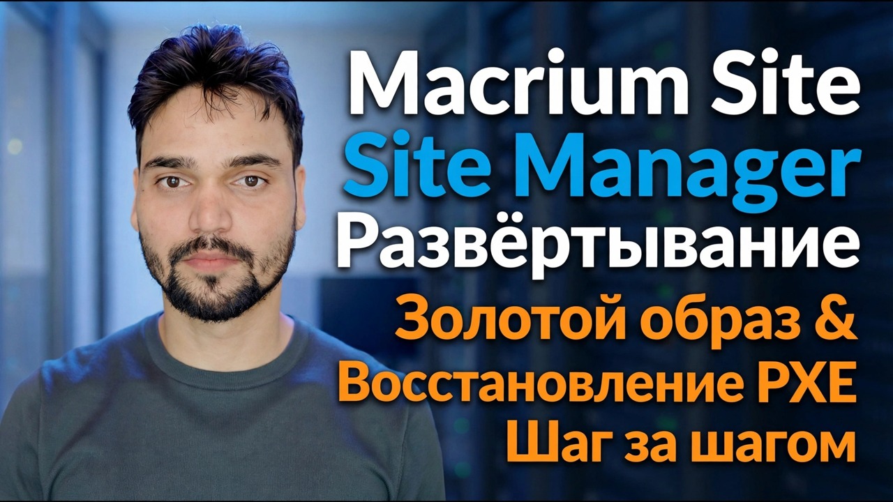 Развертывание Macrium Site Manager