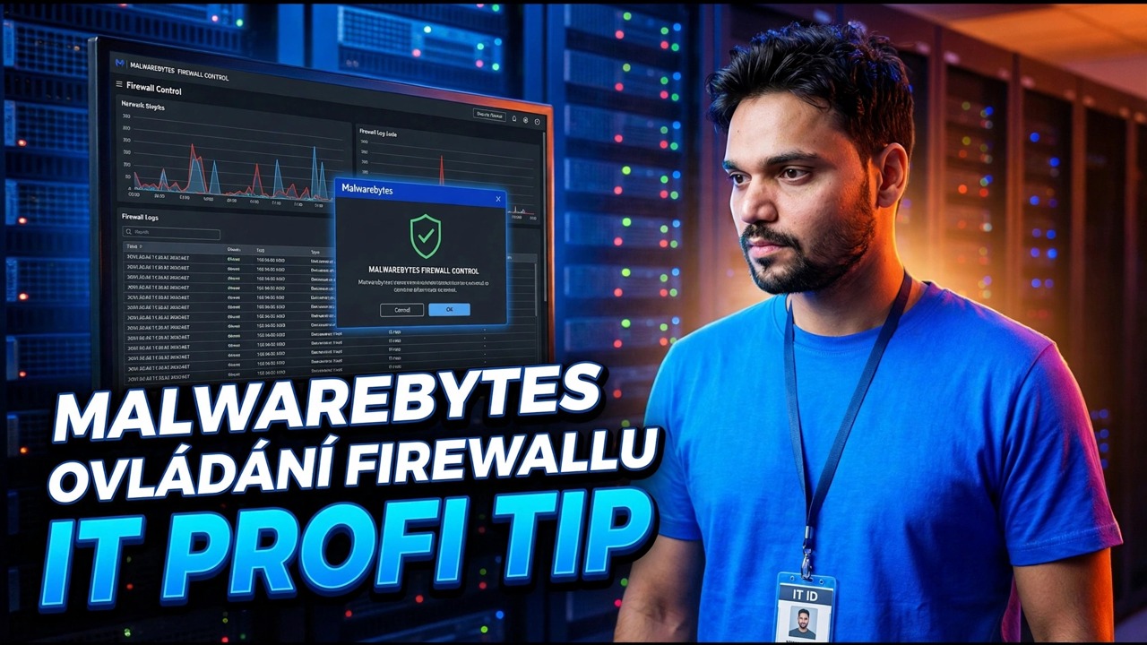 Ovládání brány firewall Malwarebytes