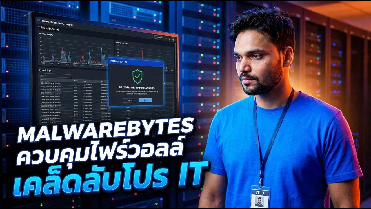 การควบคุมไฟร์วอลล์ Malwarebytes