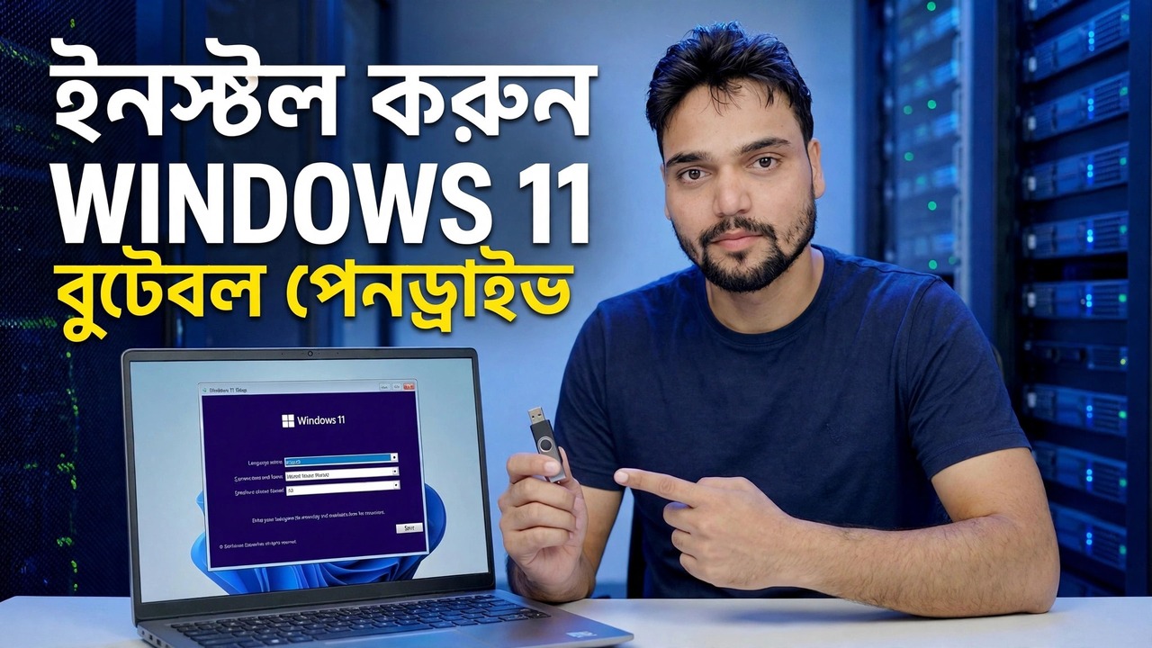Bootable Pendrive ব্যবহার করে Windows 11 ইন্সটল করুন