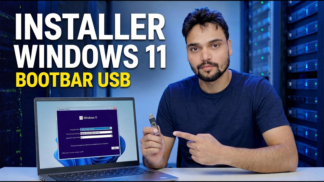 Installer Windows 11 ved hjælp af Bootable Pendrive