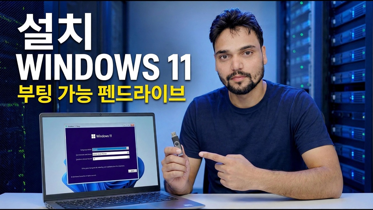 부팅 가능한 Pendrive를 사용하여 Windows 11 설치
