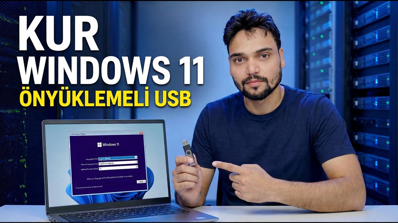 Önyüklenebilir Pendrive'ı kullanarak Windows 11'i yükleyin
