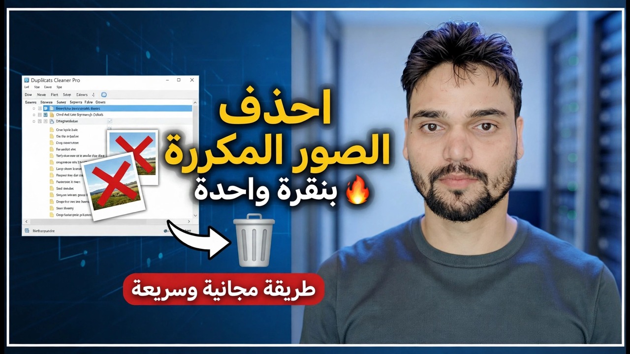 حذف الصور المكررة بنقرة واحدة 🔥 طريقة مجانية وسريعة
