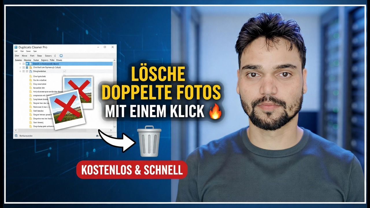 Doppelte Fotos mit einem Klick löschen 🔥 Kostenlose und schnelle Methode