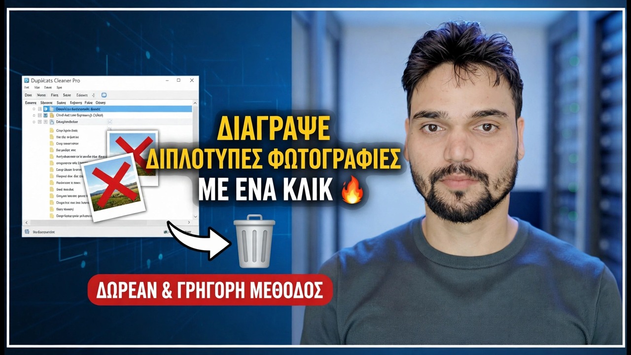 Διαγραφή διπλότυπων φωτογραφιών με ένα κλικ 🔥 Δωρεάν και γρήγορη μέθοδος