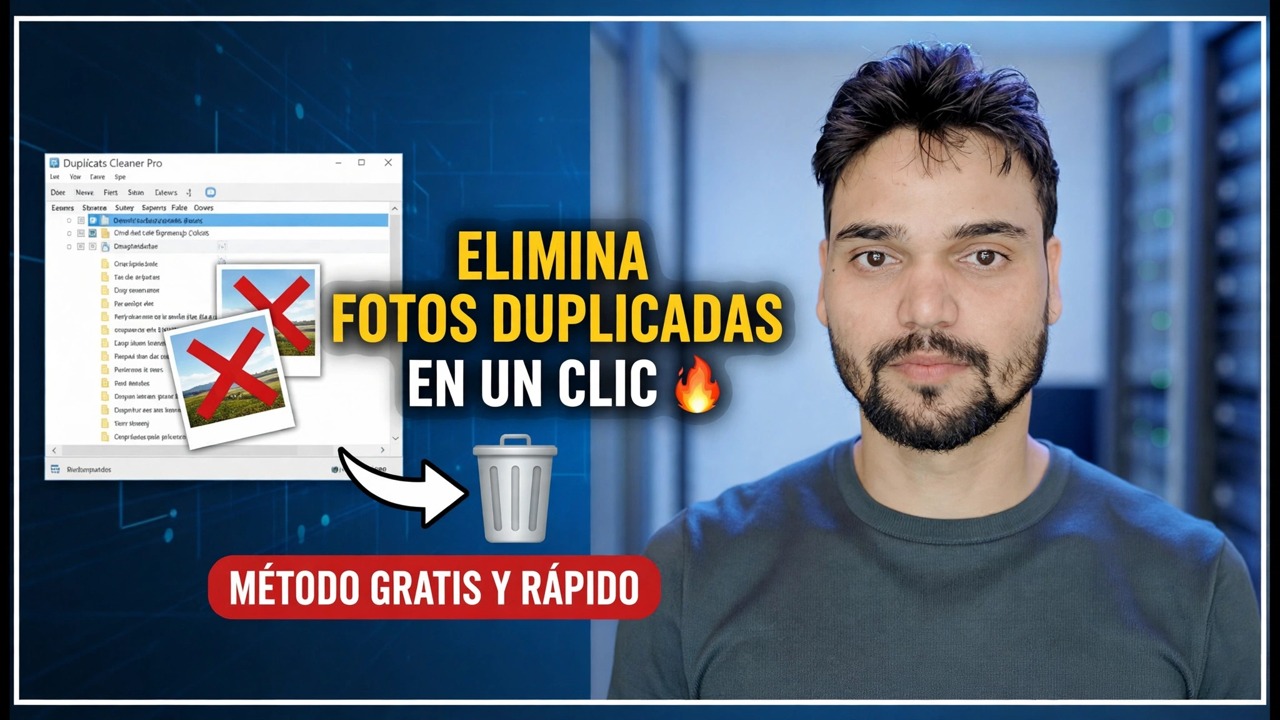 Eliminar fotos duplicadas con un solo clic 🔥 Método rápido y gratuito