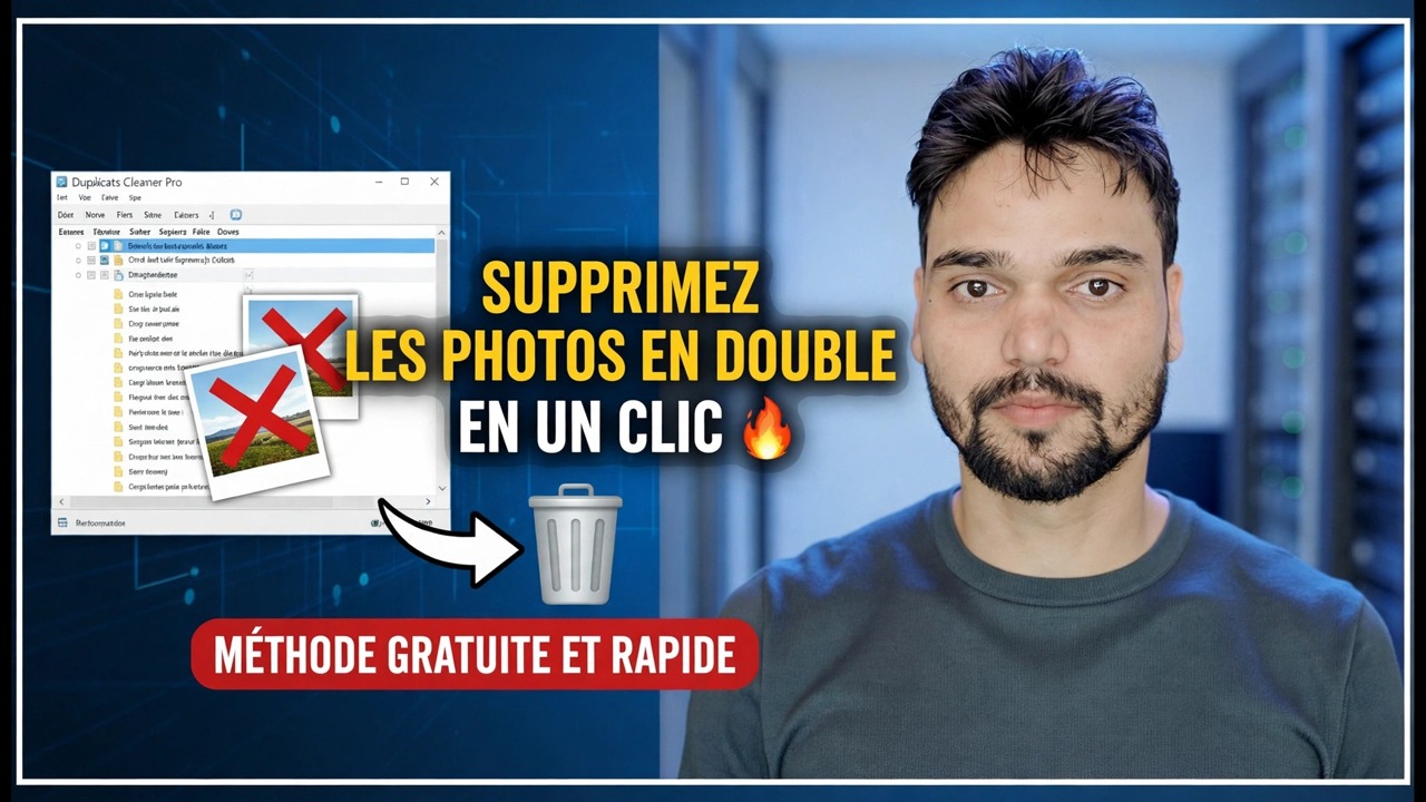 Supprimez les photos en double en un clic 🔥 Méthode gratuite et rapide