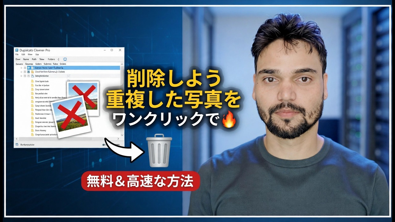 ワンクリックで重複した写真を削除 🔥 無料で速い方法