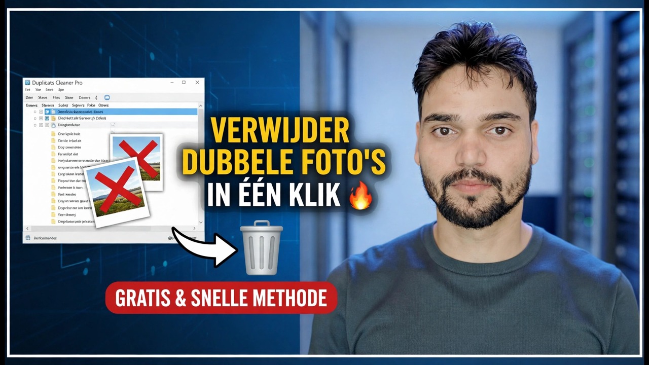 Verwijder dubbele foto's met één klik 🔥 Gratis en snelle methode