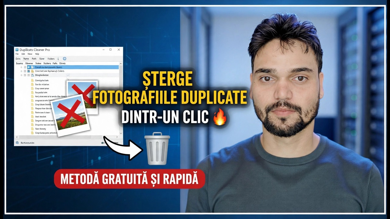 Ștergeți fotografiile duplicate cu un singur clic 🔥 Metodă gratuită și rapidă