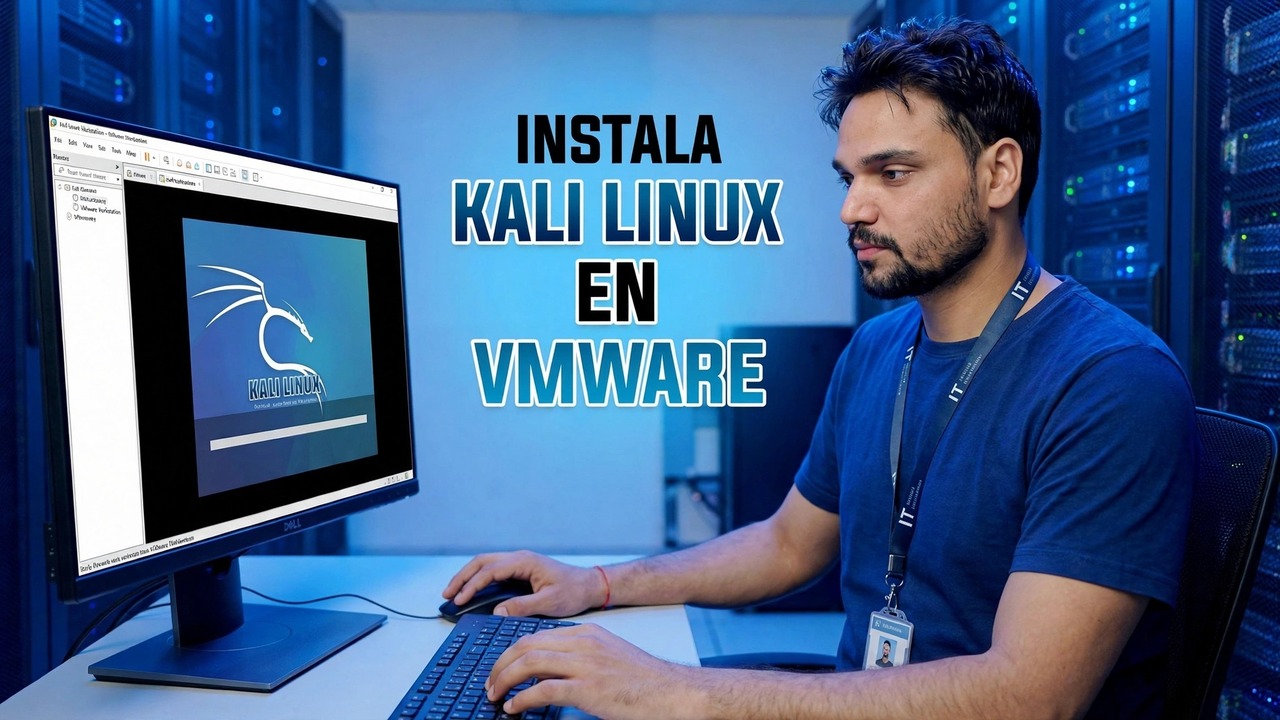 Kali Linux en VMware: instalación sin errores