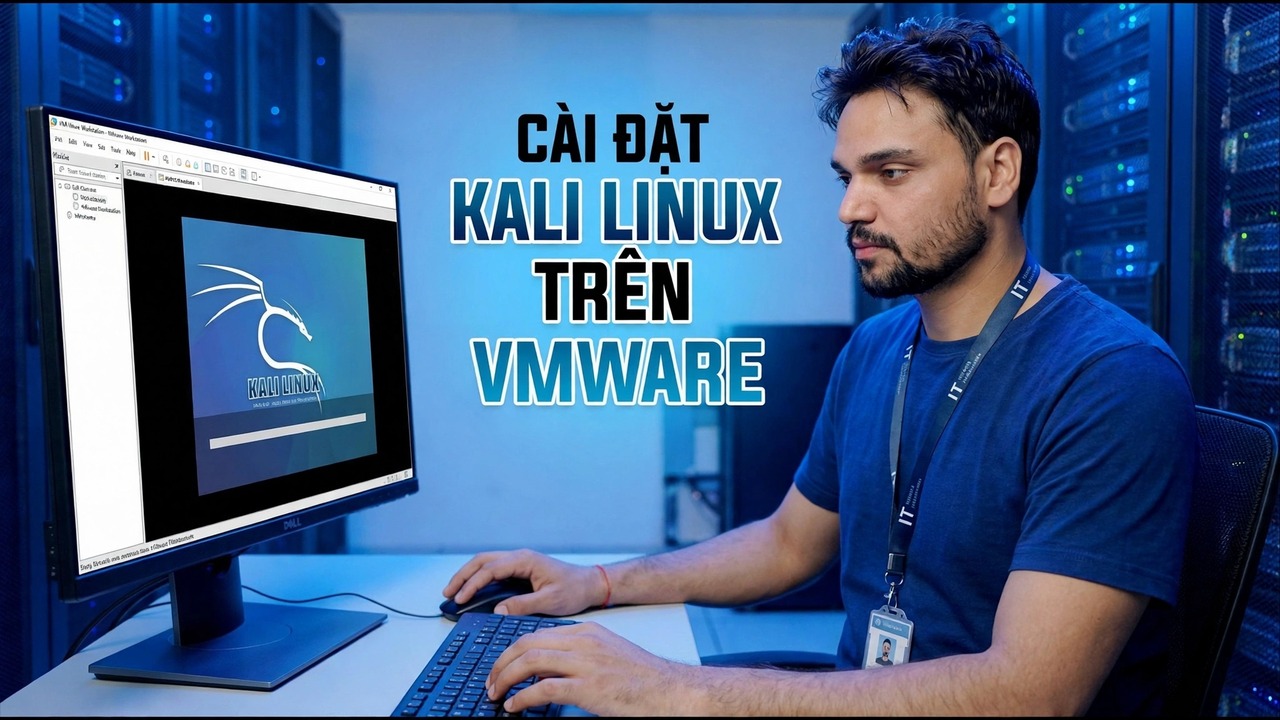Kali Linux trên VMware: Cài đặt không có lỗi