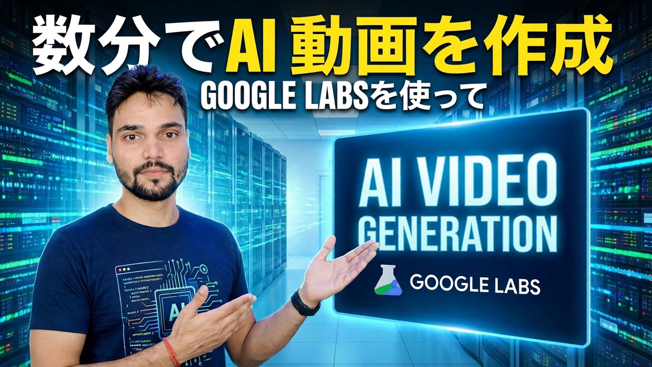 数分で AI ビデオを作成
