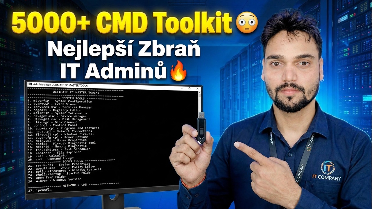5000+ CMD Toolkit 😳 Nejlepší zbraň pro IT administrátory 🔥