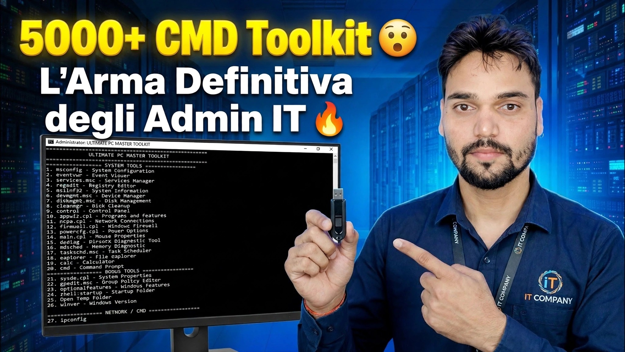 Oltre 5000 toolkit CMD 😳 L'arma definitiva per gli amministratori IT 🔥