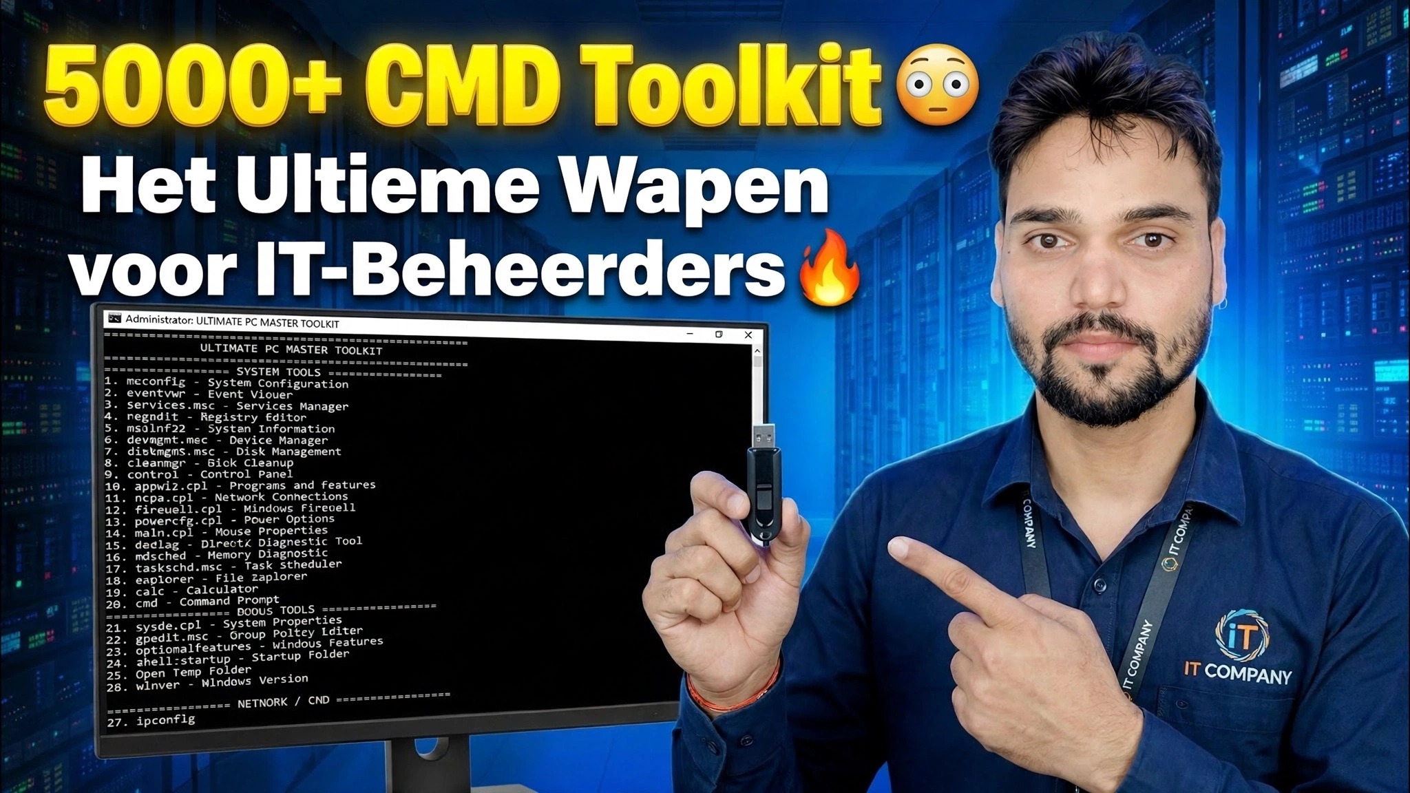 5000+ CMD Toolkit 😳 Het ultieme wapen voor IT-beheerders 🔥