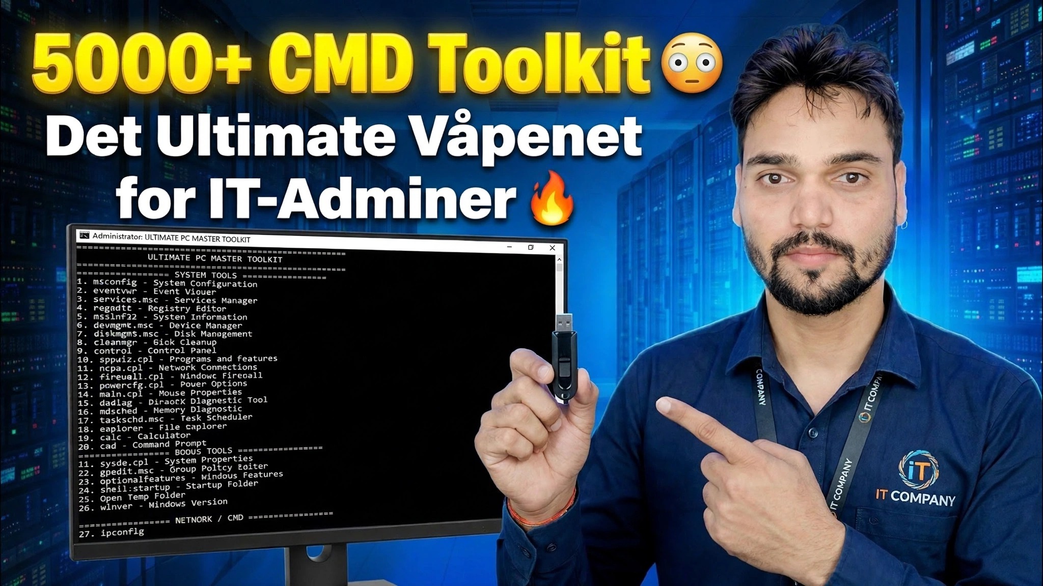 5000+ CMD Toolkit 😳 Det ultimate våpenet for IT-administratorer 🔥