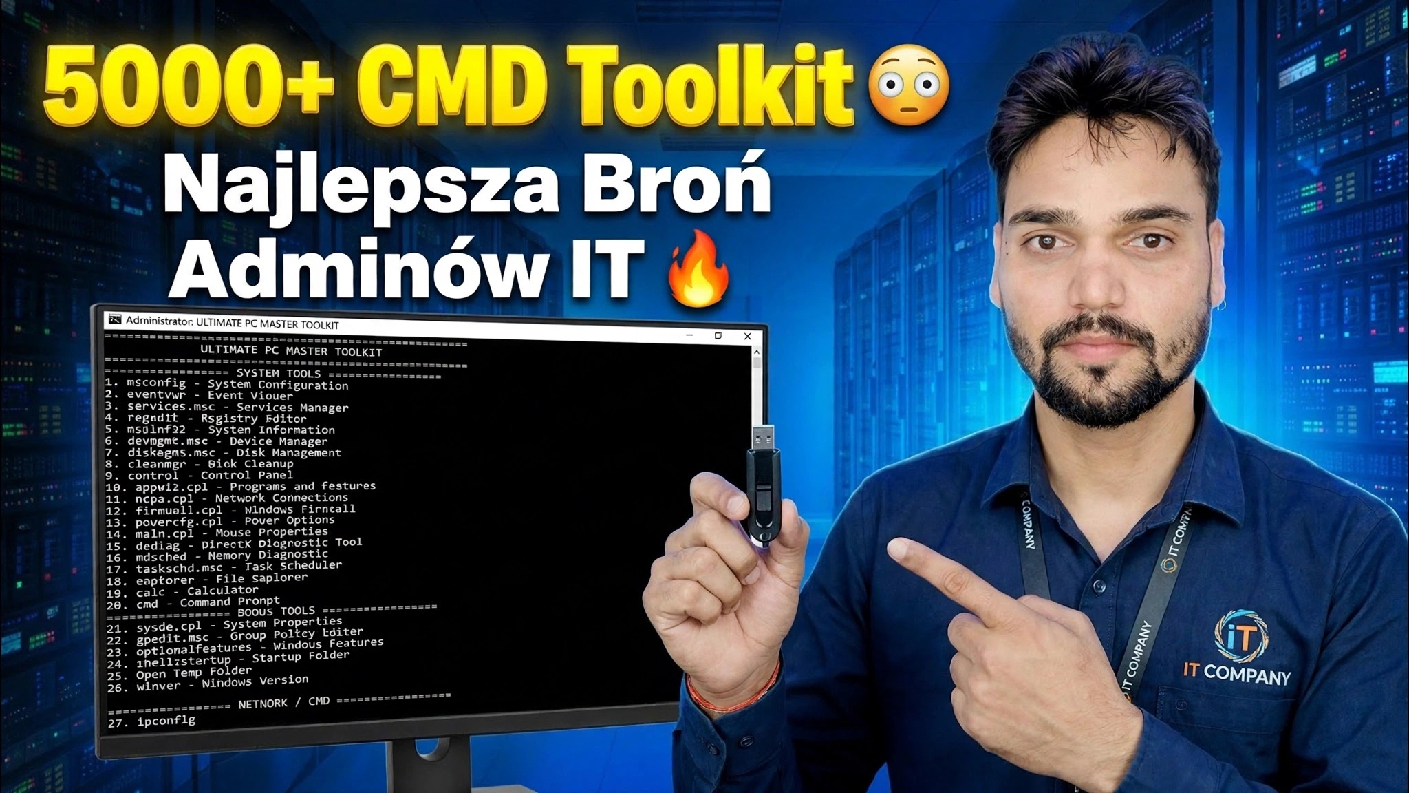 Ponad 5000 zestawów narzędzi CMD 😳 Najlepsza broń dla administratorów IT 🔥