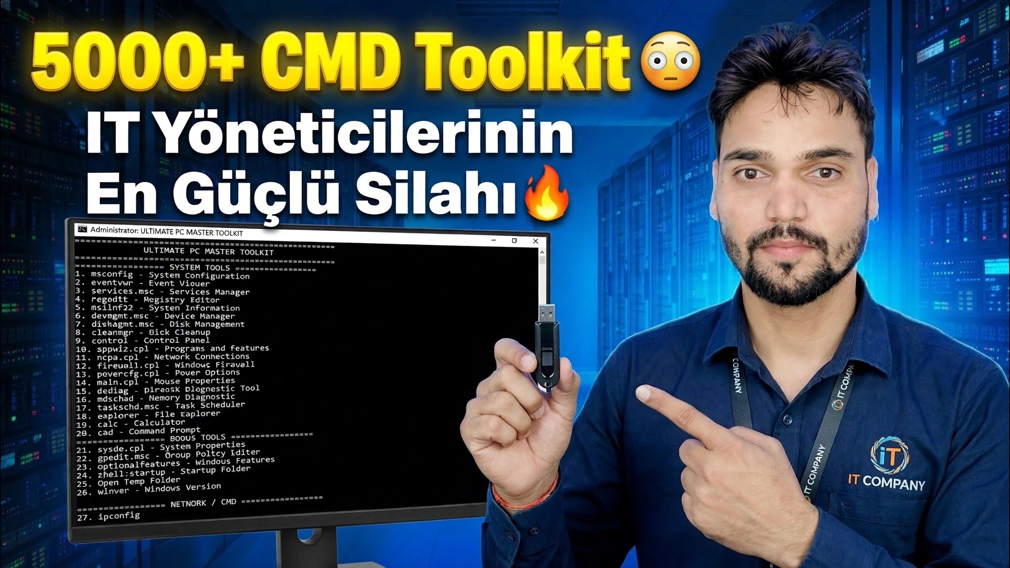 5000'den fazla CMD Araç Seti 😳 BT Yöneticileri için En İyi Silah 🔥