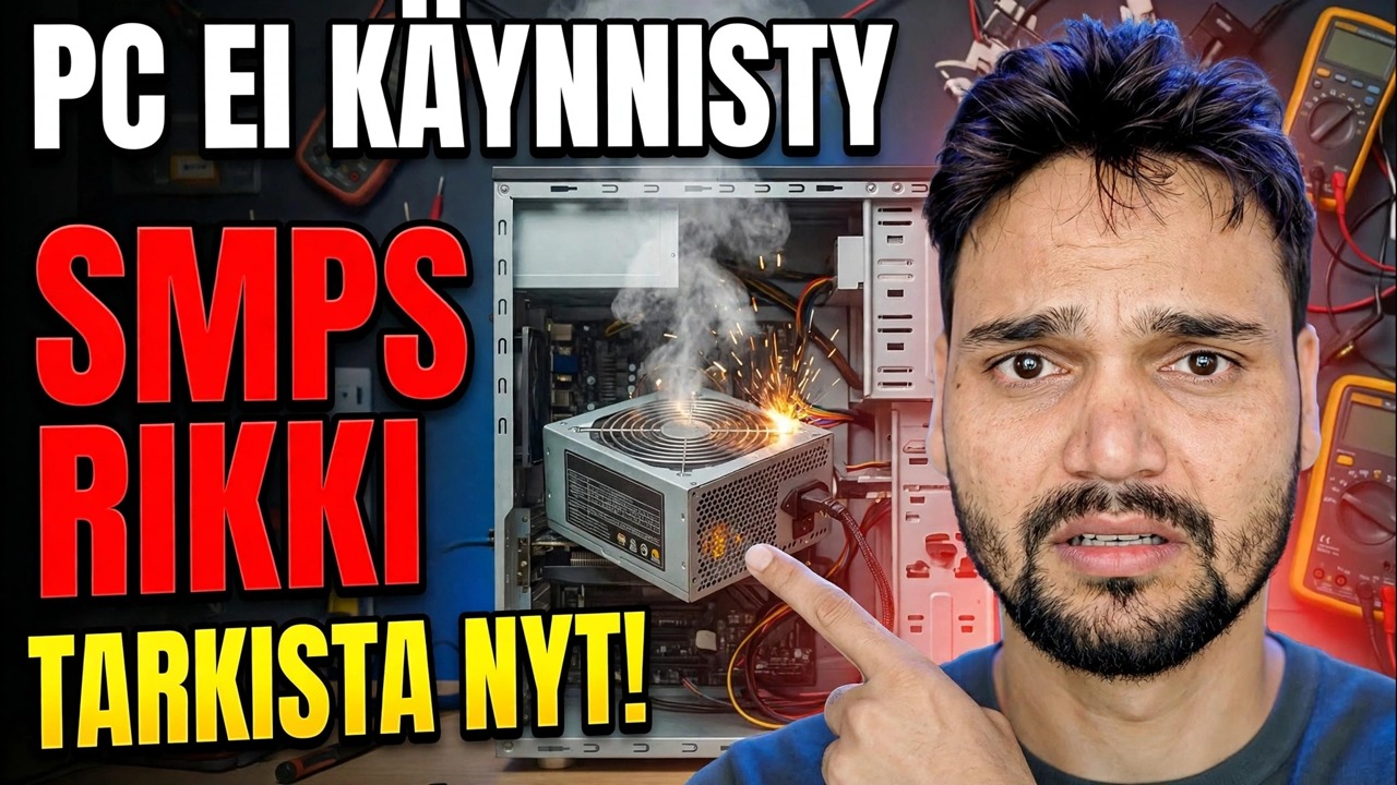 Tietokone ei käynnisty? Tarkista tämä ensin 🔥