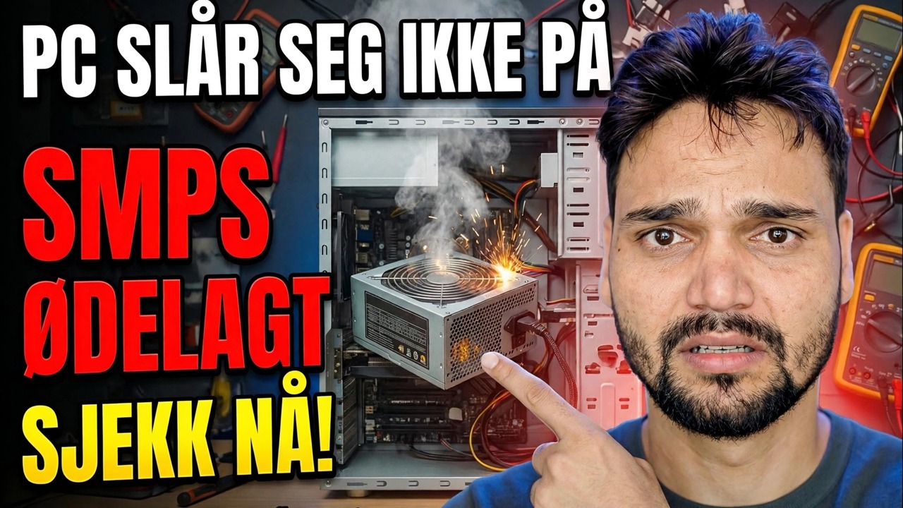Starter ikke datamaskinen? Sjekk dette først 🔥
