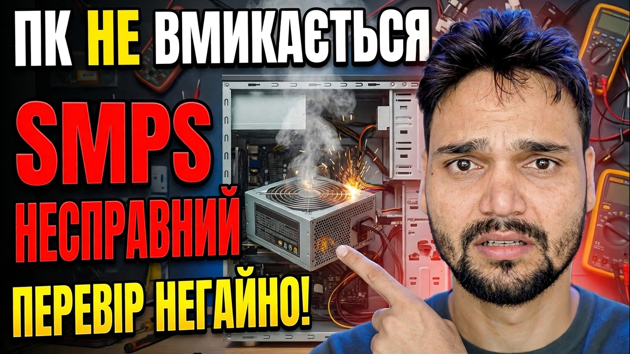 Комп'ютер не запускається? Спершу перевірте це 🔥