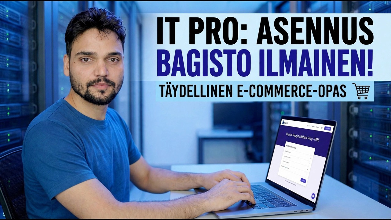 Luo ilmainen ostossivusto Bagiston avulla