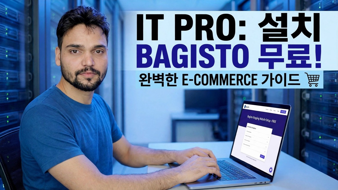 Bagisto로 무료 쇼핑 웹사이트를 만들어보세요
