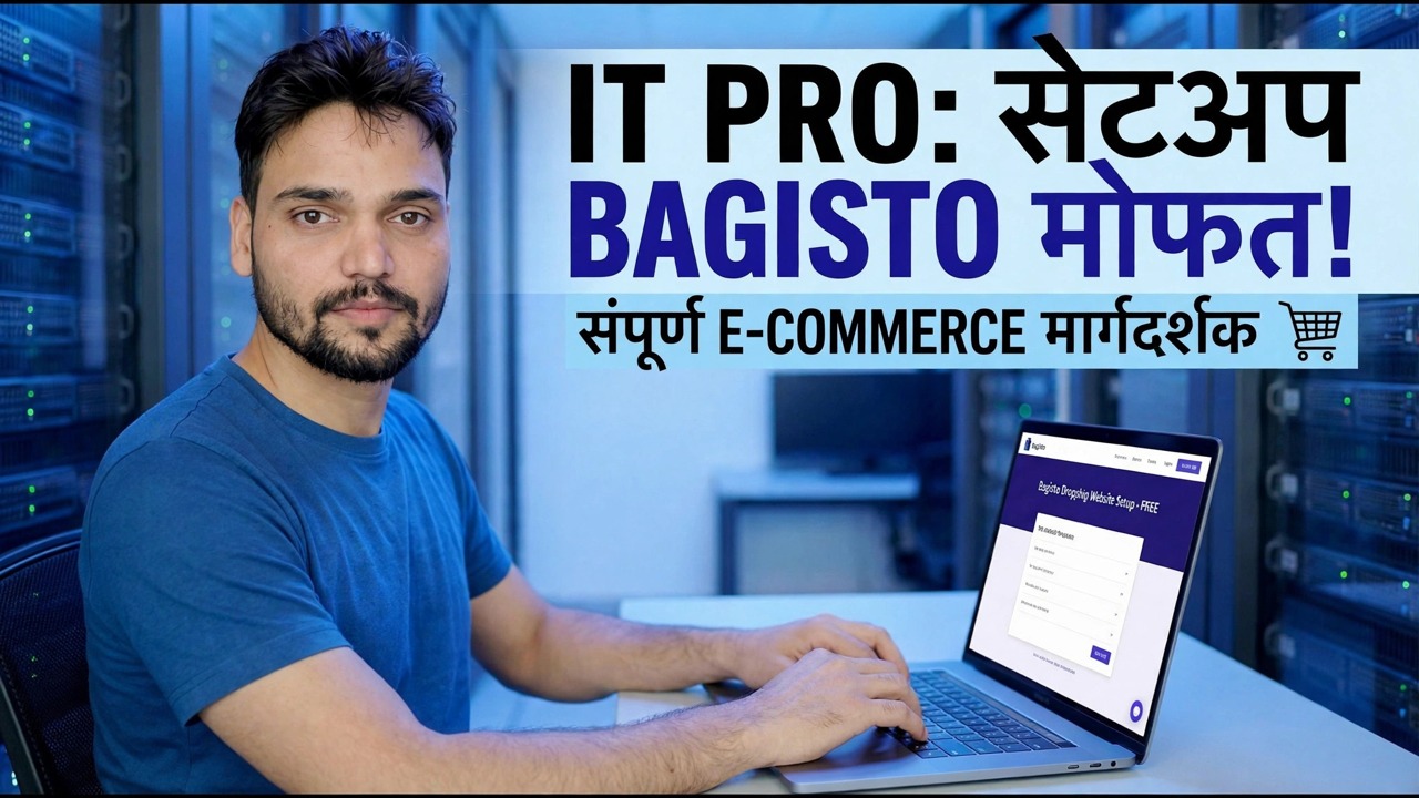 बॅगिस्टोसह विनामूल्य खरेदी वेबसाइट तयार करा