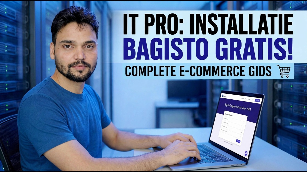 Creëer een gratis winkelwebsite met Bagisto