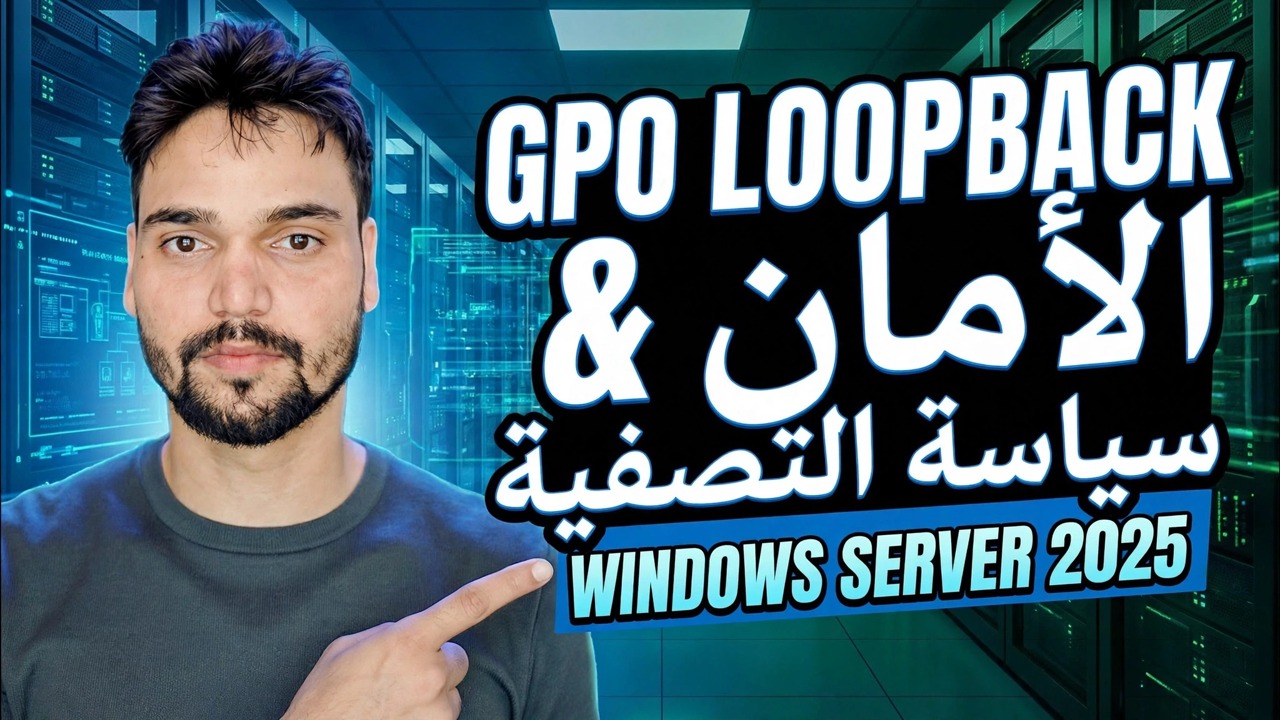 شرح استرجاع GPO وتصفية الأمان