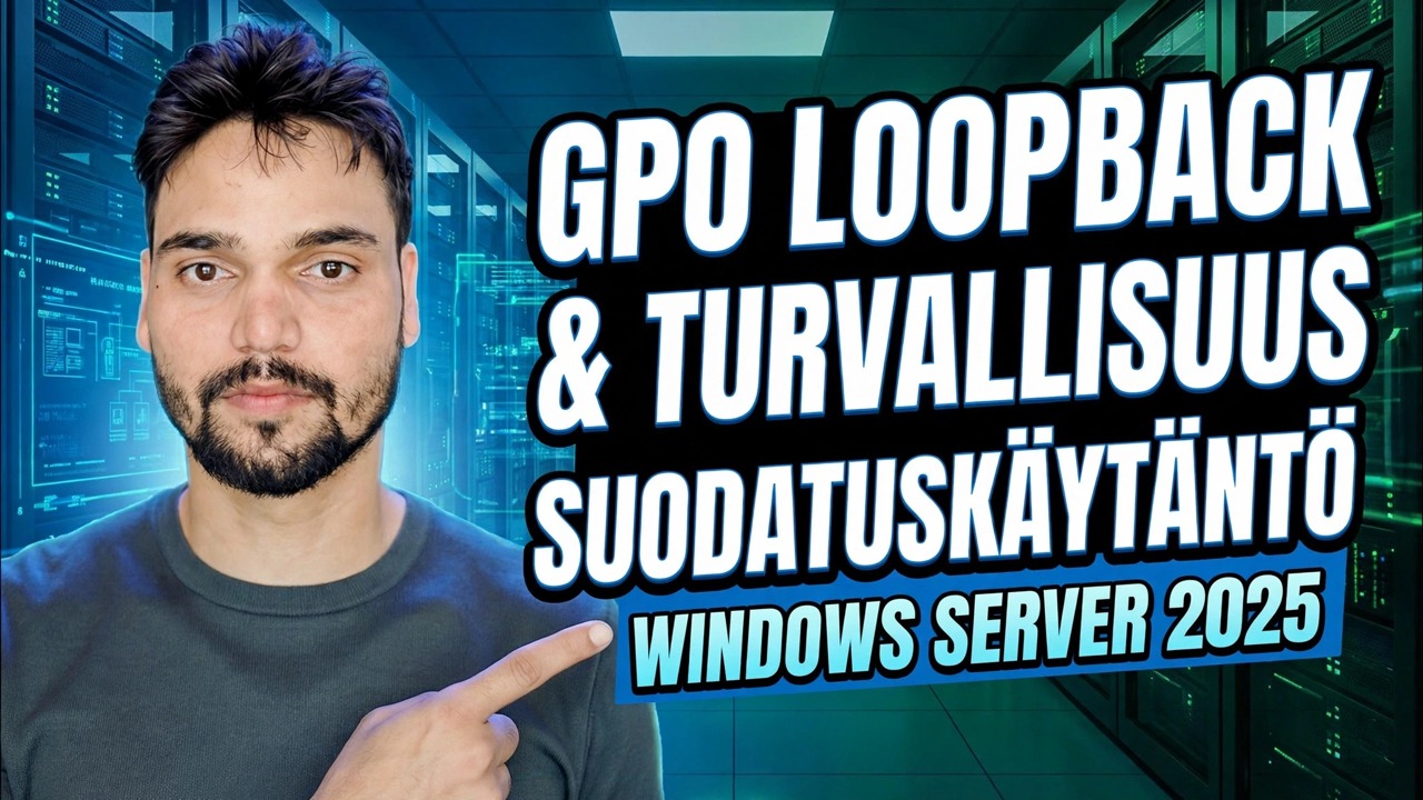GPO Loopback & Security Filtering selitetty