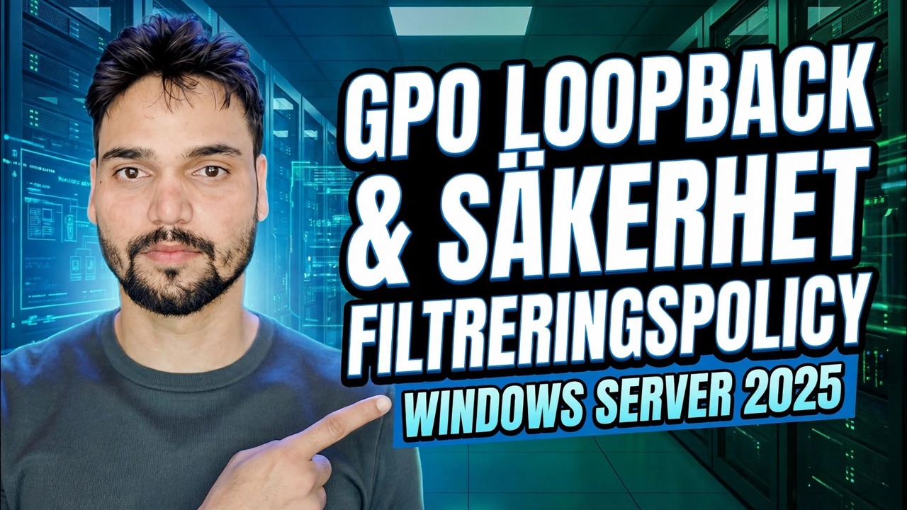 GPO Loopback och säkerhetsfiltrering förklaras