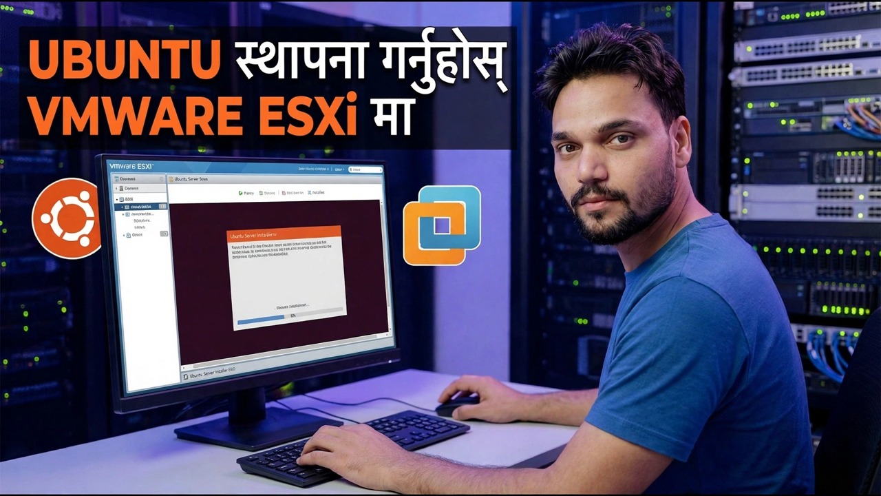 ESXi मा Ubuntu भर्चुअलाइजेशन - सेटअप, कन्फिगर, समस्या निवारण