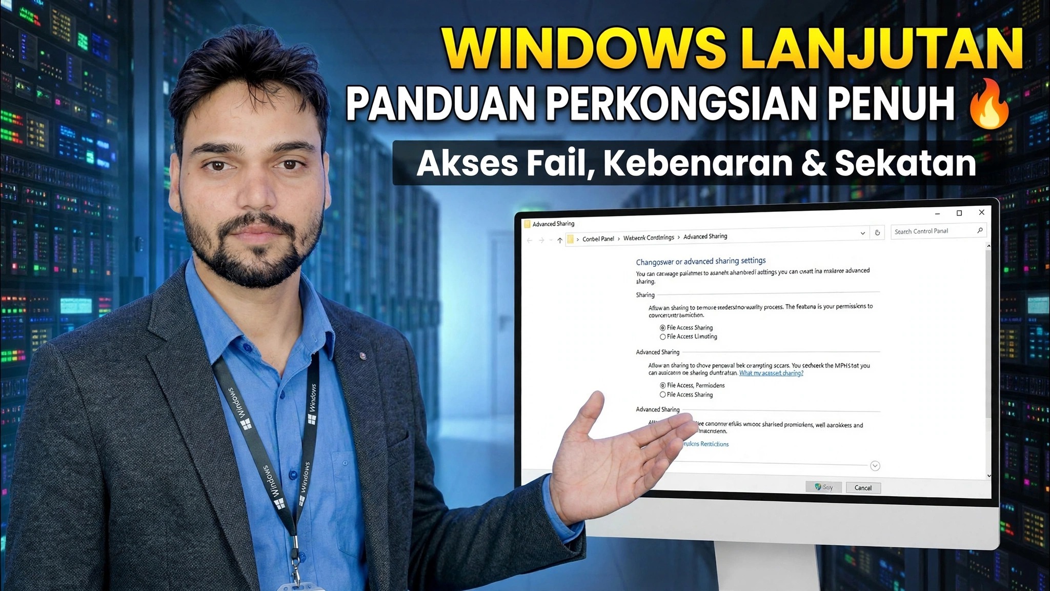 Kawal Akses Fail Seperti Pentadbir IT ⚡ Tutorial Perkongsian Lanjutan