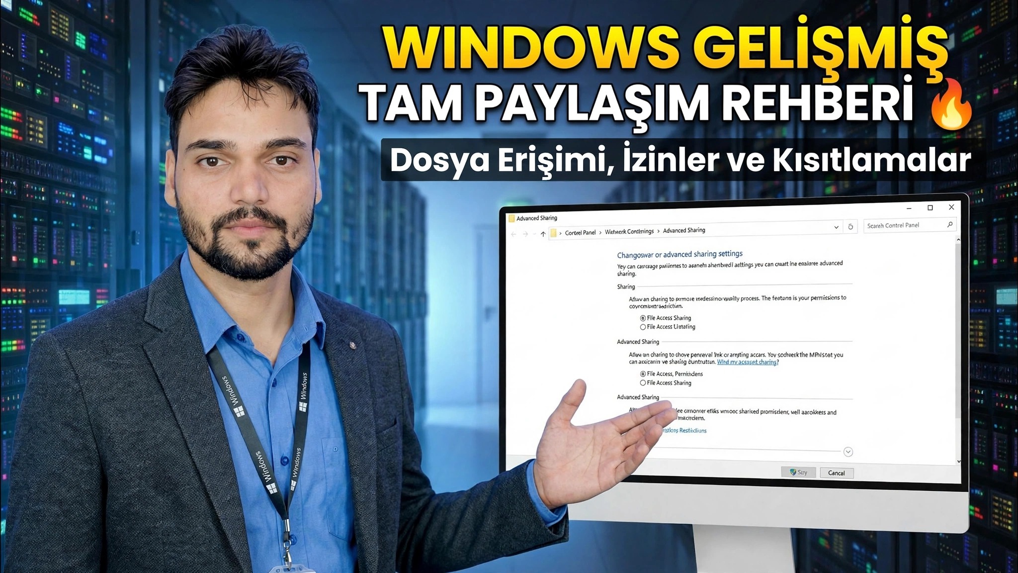 BT Yöneticisi Gibi Dosya Erişimini Kontrol Edin ⚡ Gelişmiş Paylaşım Eğitimi